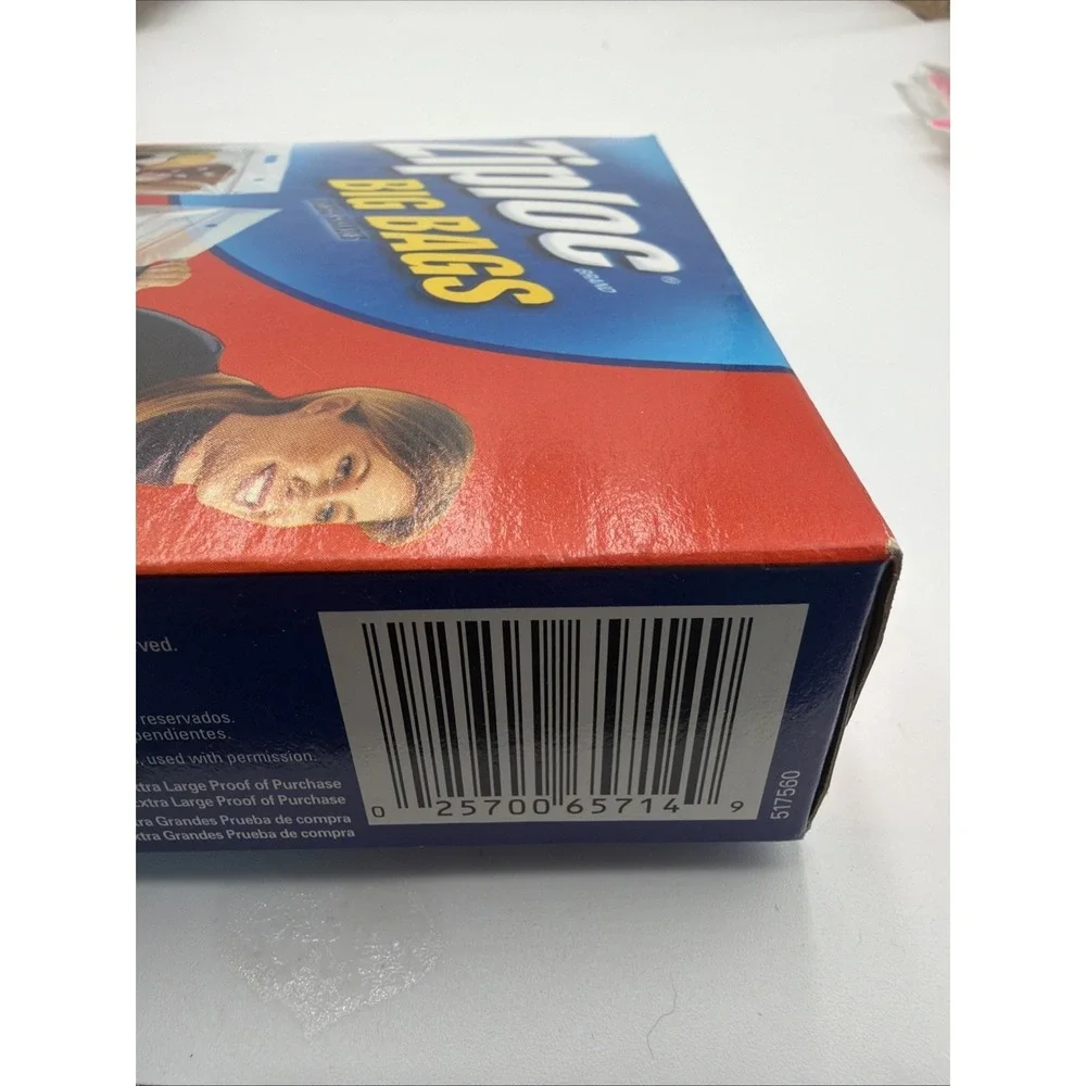NEW Ziploc Big Bags XL & XXL 10 & 20 Gallon Size 2006 NOS Sealed Discontinued